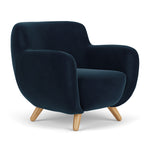 Lux Navy Velvet / Oak