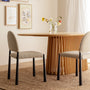 Valentina Dining Chair - Sand Boucle / Black Frame