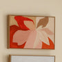 Life x MON Vivid Petals Print - Pink / Framed Canvas / 92 x 62cm