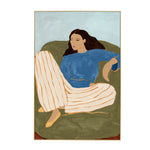 Blue / Framed Canvas / 42 x 62cm