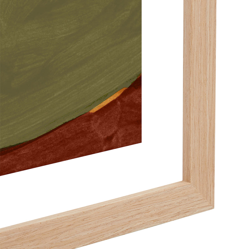Blue / Framed Art Print / 33 x 45cm