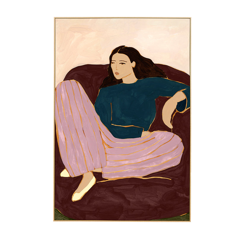 Lilac / Framed Canvas / 42 x 62cm
