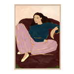 Lilac / Framed Art Print, No Border / 33 x 45cm