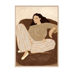 Natural / Framed Art Print, No Border / 33 x 45cm