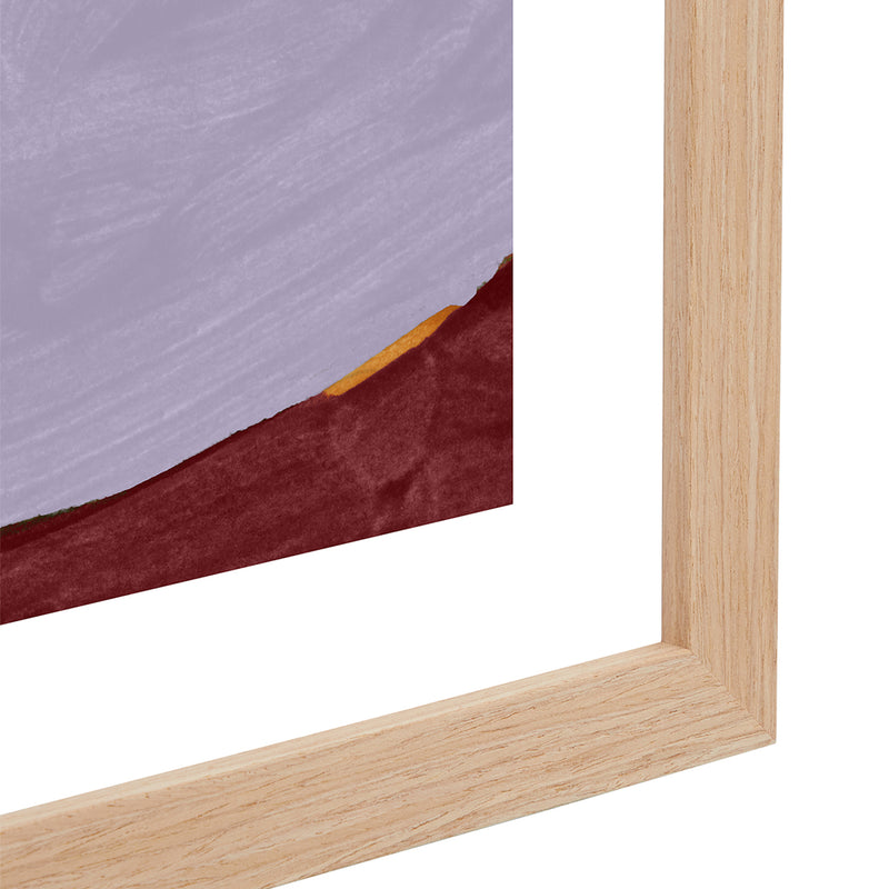 Peach / Framed Art Print / 33 x 45cm
