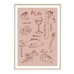 Blush / Framed Art Print / 33 x 45cm