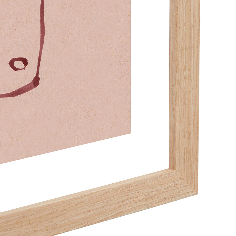 Blush / Framed Art Print / 33 x 45cm