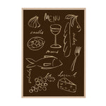 Chocolate / Framed Art Print, No Border / 33 x 45cm