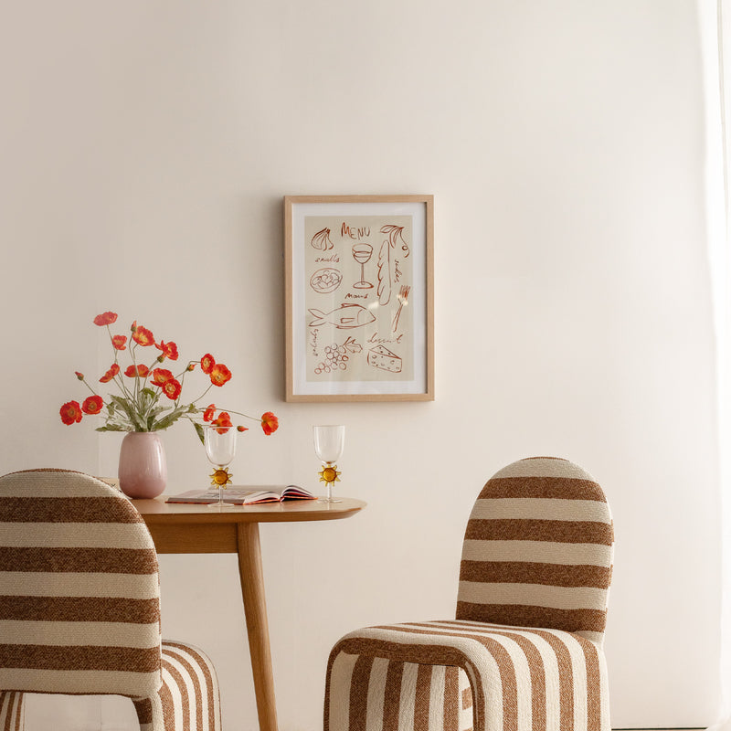 Red / Framed Canvas / 42 x 62cm