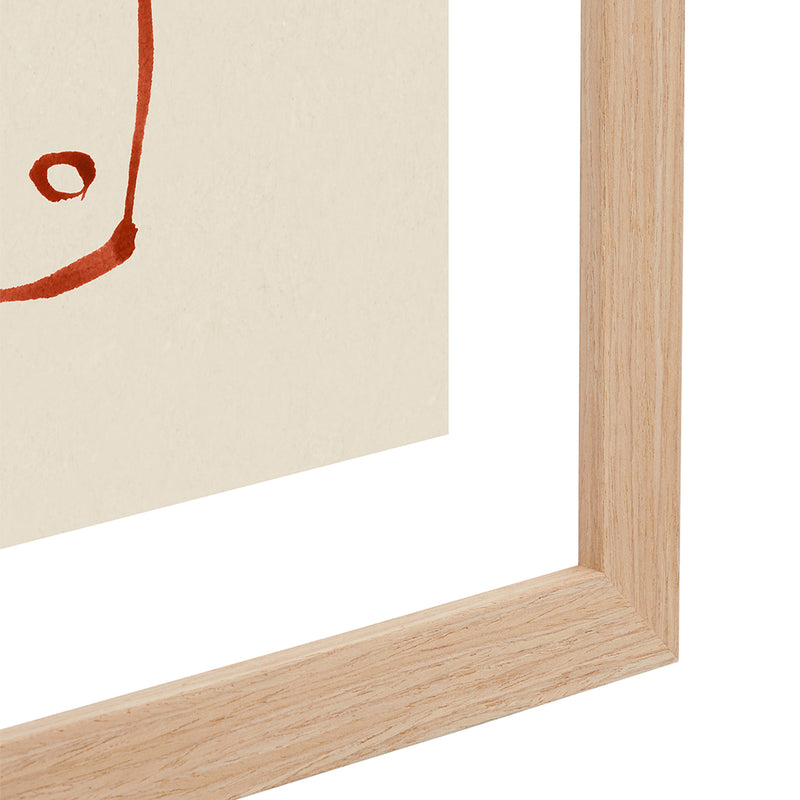 Red / Framed Art Print / 33 x 45cm