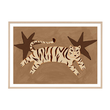 Brown / Framed Art Print / 45 x 33cm