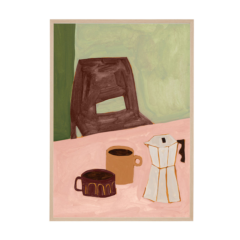 Sage / Framed Art Print, No Border / 33 x 45cm
