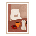Tangerine / Framed Art Print / 33 x 45cm