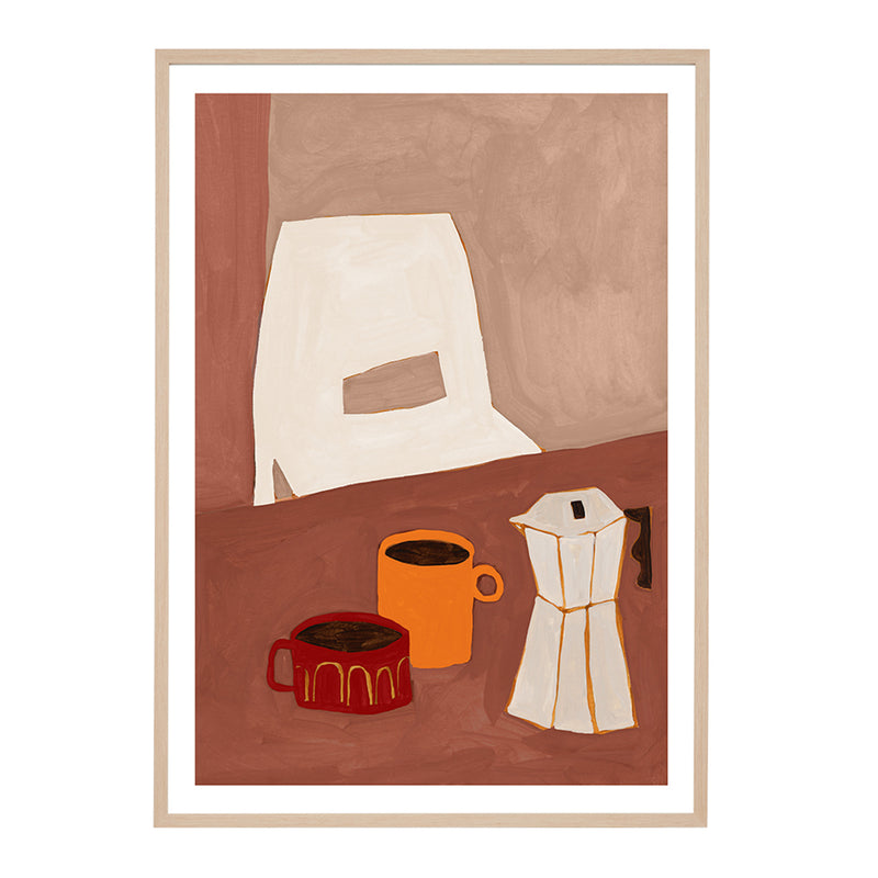 Tangerine / Framed Art Print / 33 x 45cm