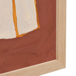 Tangerine / Framed Art Print, No Border / 33 x 45cm