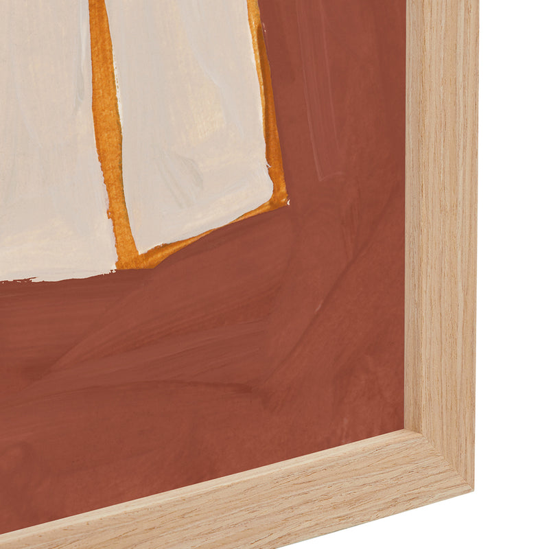 Tangerine / Framed Art Print, No Border / 33 x 45cm