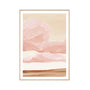 Desert Clouds Dusk 1 Art Print - Oak Framed Print / 33 x 45cm