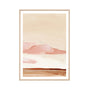 Desert Clouds Dusk 2 Art Print - Oak Framed Print / 33 x 45cm
