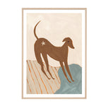 Beige / Framed Art Print / 33 x 45cm