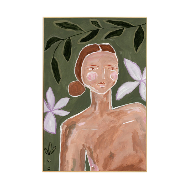 Feminine Muse Olive 1 Canvas