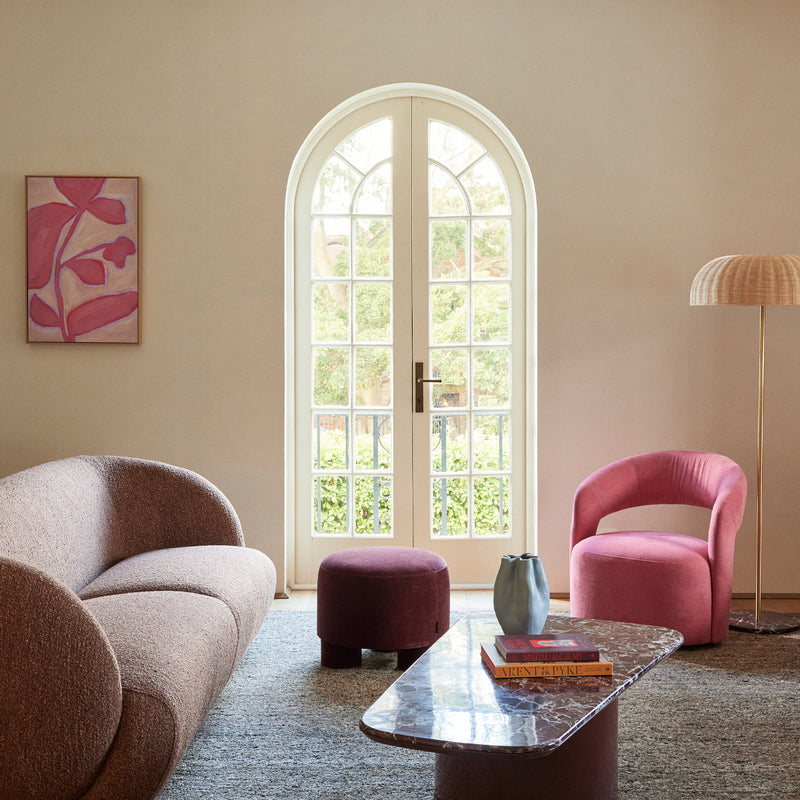 Pink / Framed Art Print, No Border / 33 x 45cm