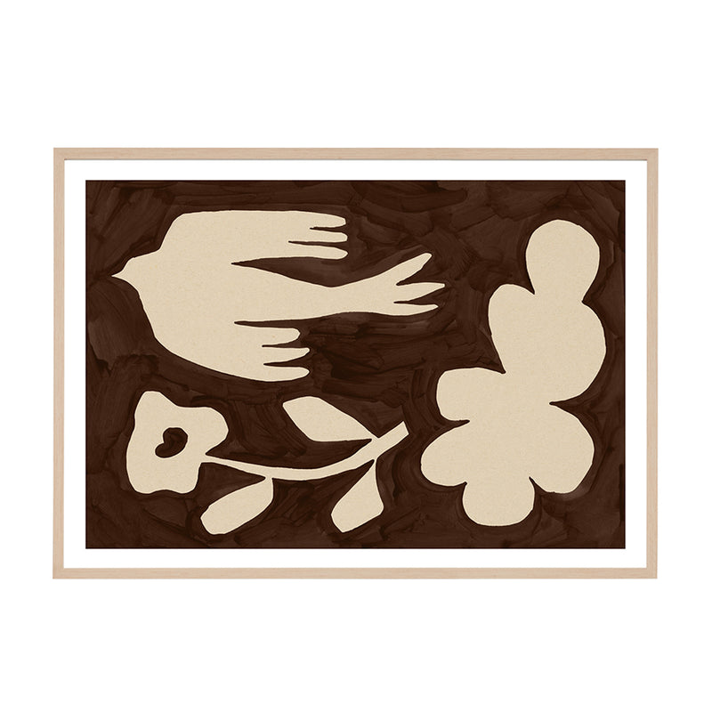 Chocolate / Framed Art Print / 33 x 45cm