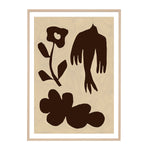 Natural / Framed Art Print / 33 x 45cm