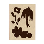 Natural / Framed Art Print, No Border / 33 x 45cm