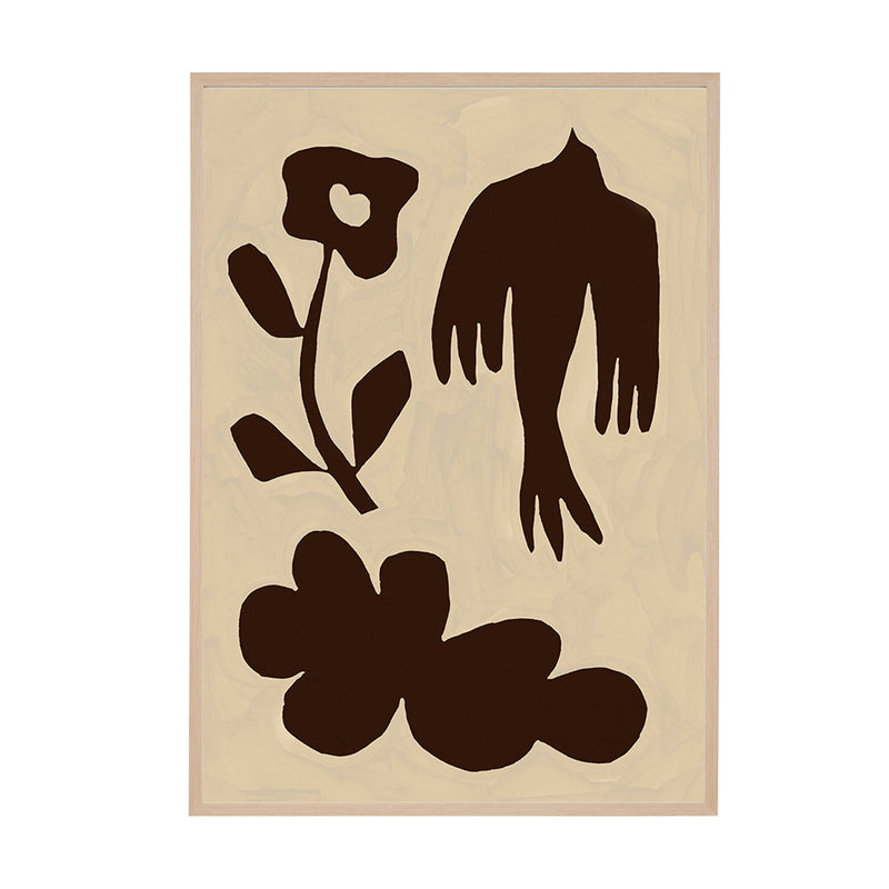 Natural / Framed Art Print, No Border / 33 x 45cm
