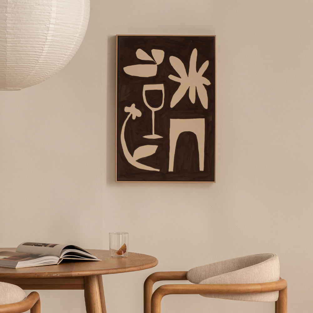 Chocolate / Framed Canvas / 42 x 62cm