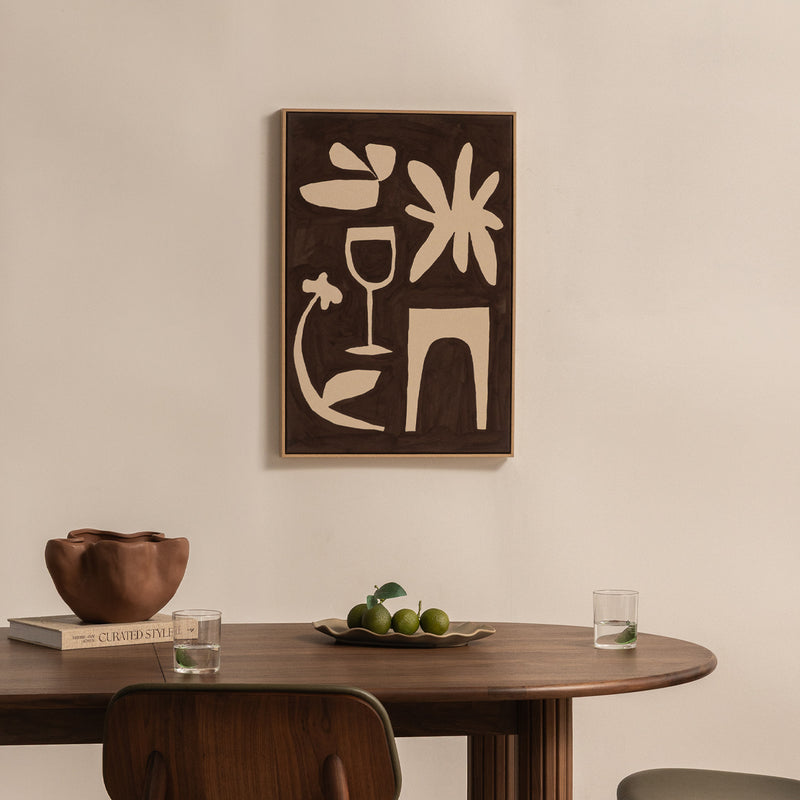 Chocolate / Framed Canvas / 42 x 62cm