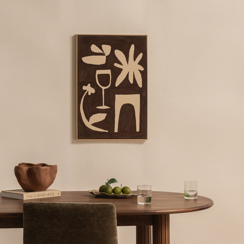 Chocolate / Framed Canvas / 42 x 62cm