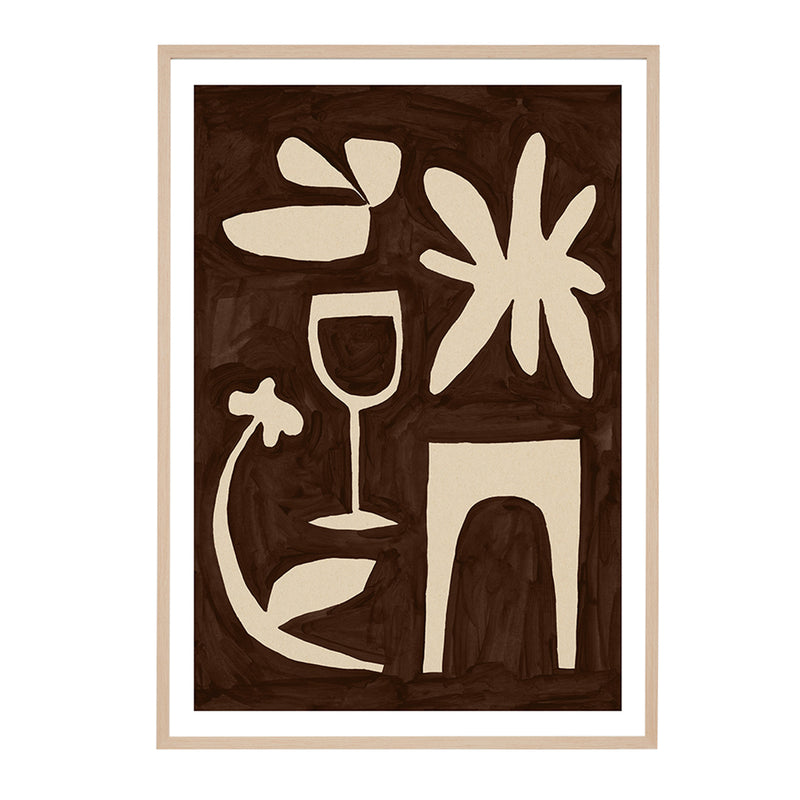 Chocolate / Framed Art Print / 33 x 45cm