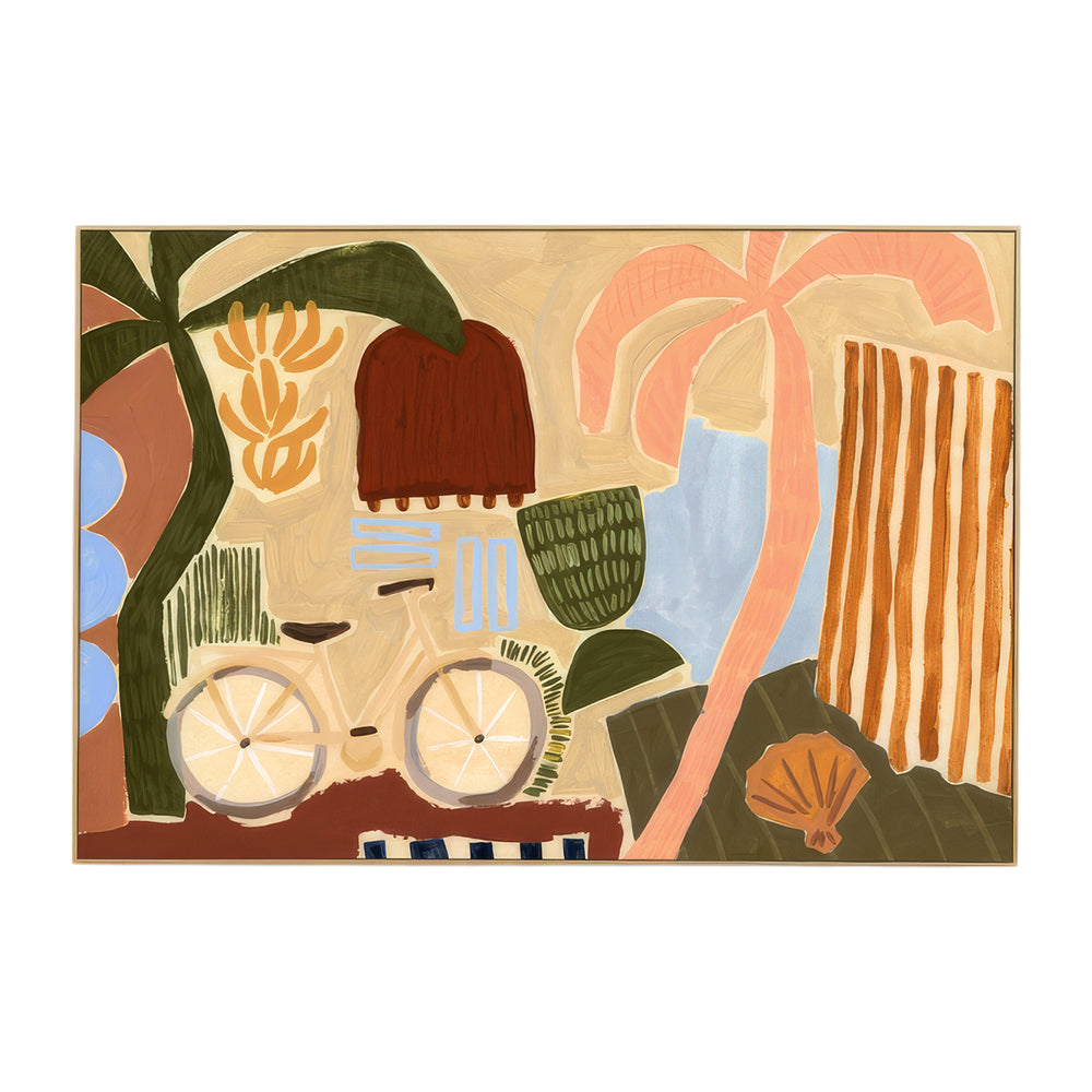 Ecru / Framed Canvas / 62 x 42cm