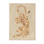 Life X MON Le Tiger Art Print - Natural / Framed Art Print, No Border / 87 x 122cm