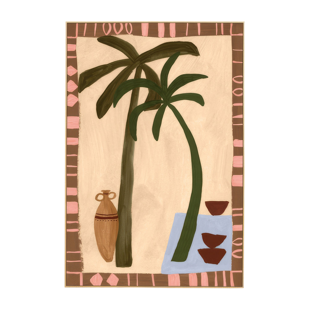 Nutmeg / Framed Canvas / 42 x 62cm