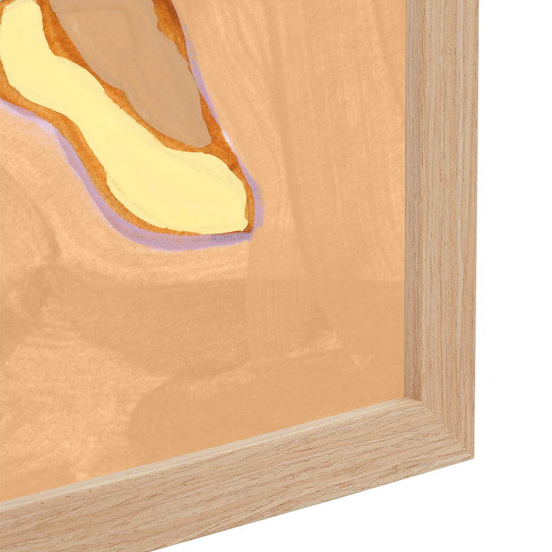 Pink / Framed Art Print, No Border / 33 x 45cm