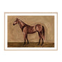 Painted Steed Art Print - Framed Art Print / 113 x 159cm