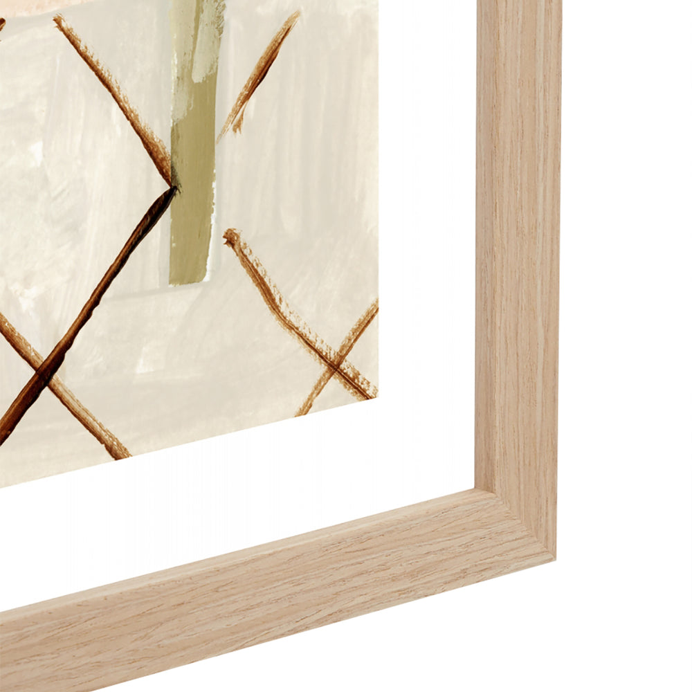 Palm Alfresco Blush Framed Print