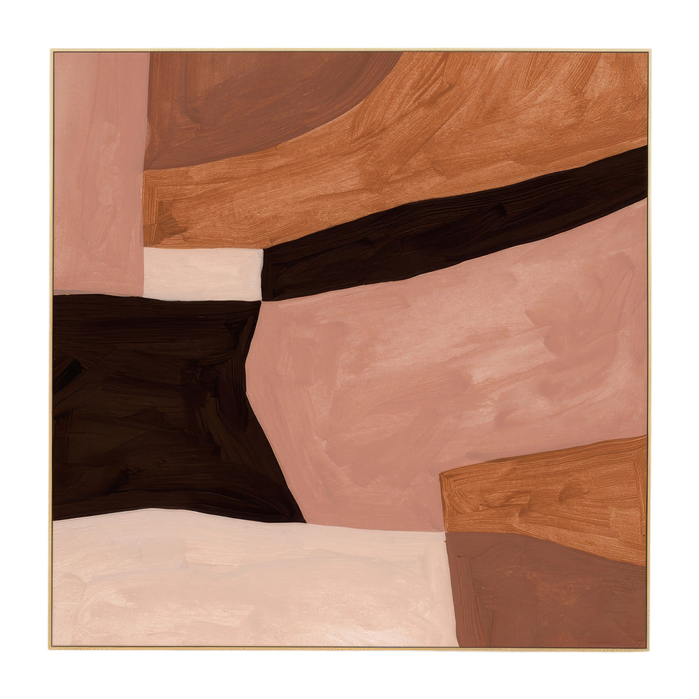 Blush / Framed Canvas / 62 x 62cm