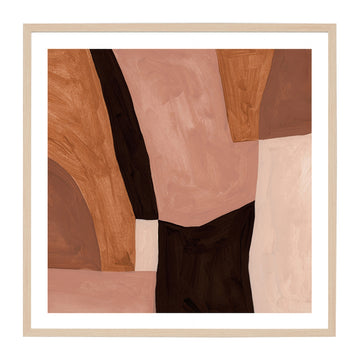 Blush / Framed Art Print / 38 x 38cm