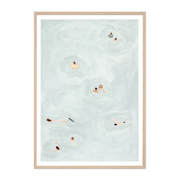 Summer Swim Art Print