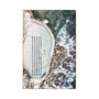 Sydney Swim Portrait Art Print - Oak Framed Canvas / 40 x 60cm