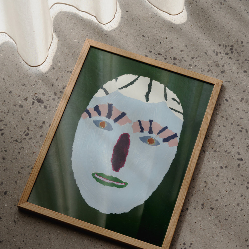 Bright Hair Portrait Print