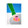 Cafe en Terrasse Print - A4