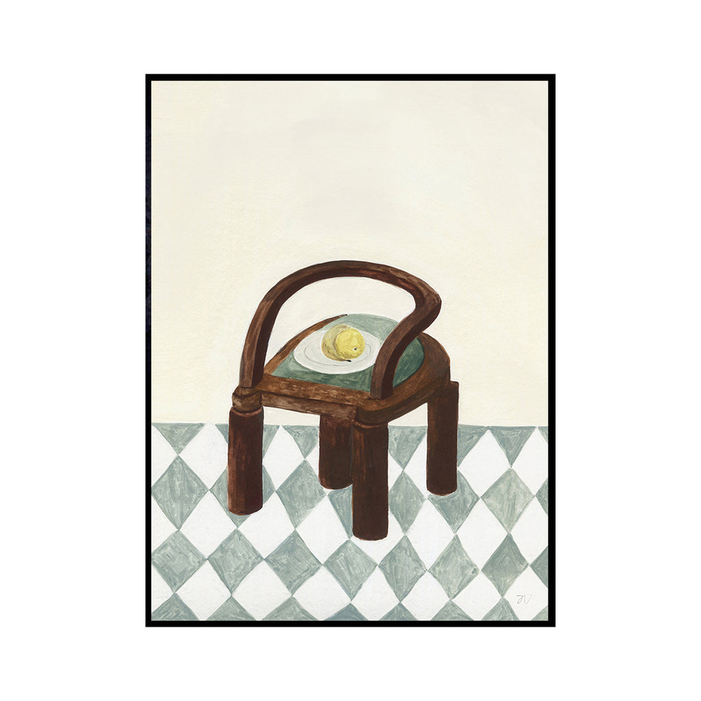 Chair With Fruit Print – Life Interiors