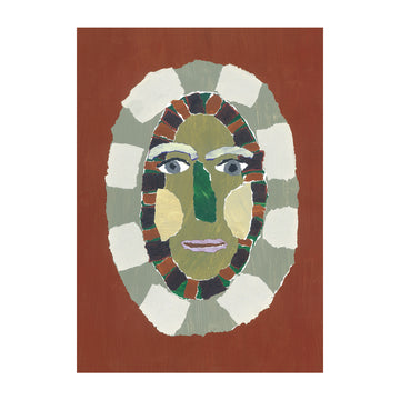 Collar Portrait Print