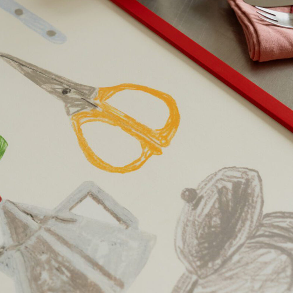 A Collection of Kitchen Objects Art Print