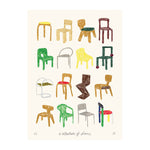 A Collection of Chairs Art Print