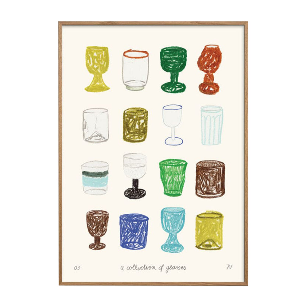A Collection of Glasses Art Print